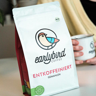 Entkoffeinierter Kaffee von earlybird coffee