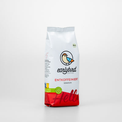 earlybird Entkoffeiniert House Blend: hochwertiger Bio-Kaffee mit sehr gutem Preis-Leistungsverhältnis.