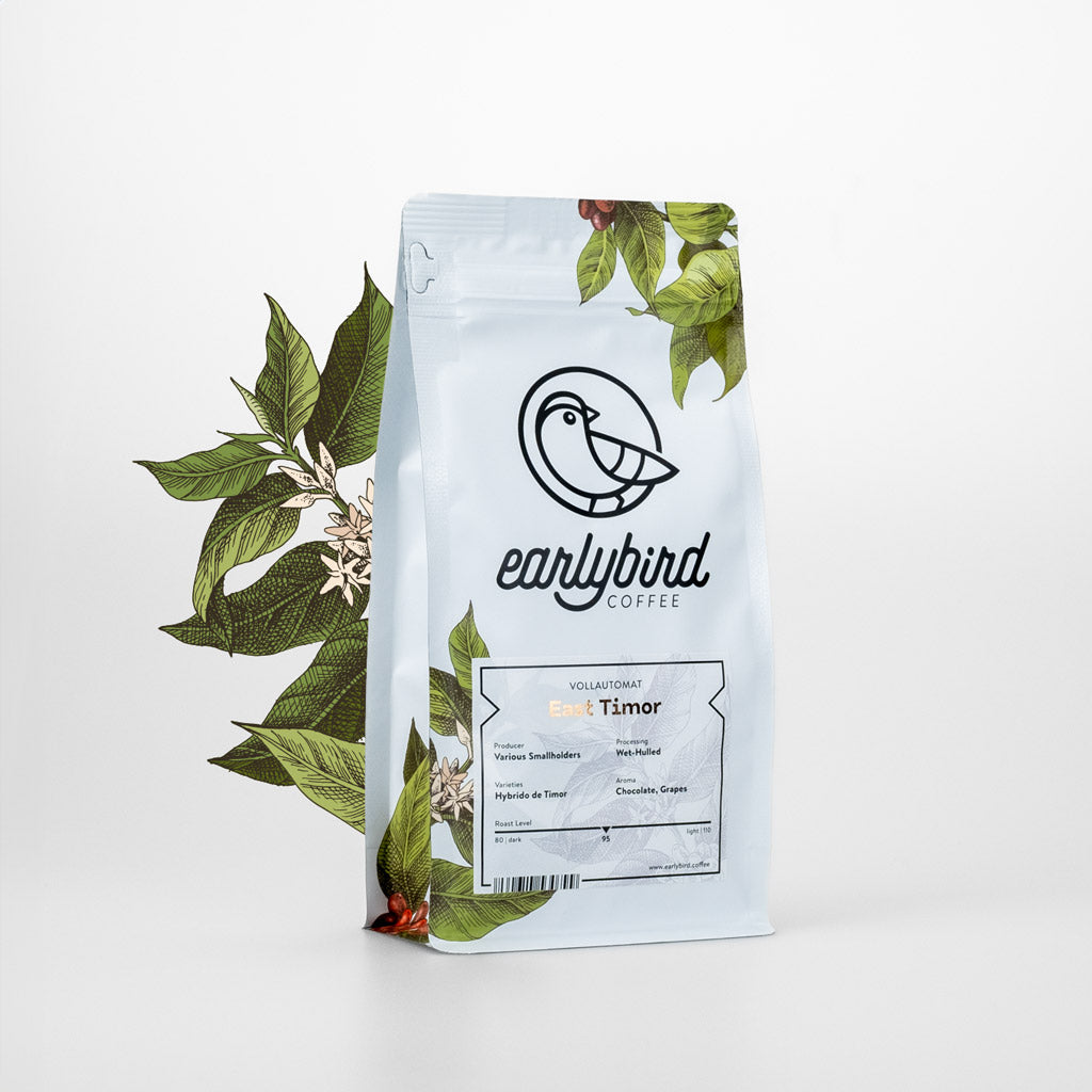 Special Coffee von earlybird coffee: Kaffee East Timor für Vollautomat