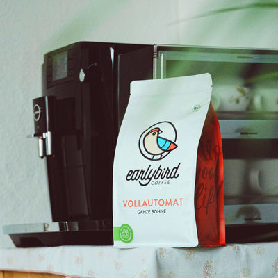 earlybird Vollautomat: fairer Bio-Kaffee, speziell für Kaffeevollautomaten entwickelt