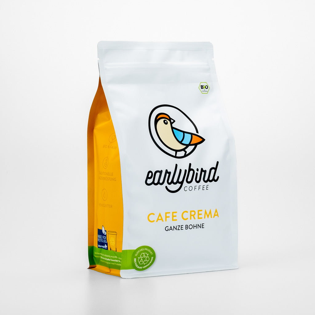 earlybird Cafe Crema: fairer, Bio-Kaffee.