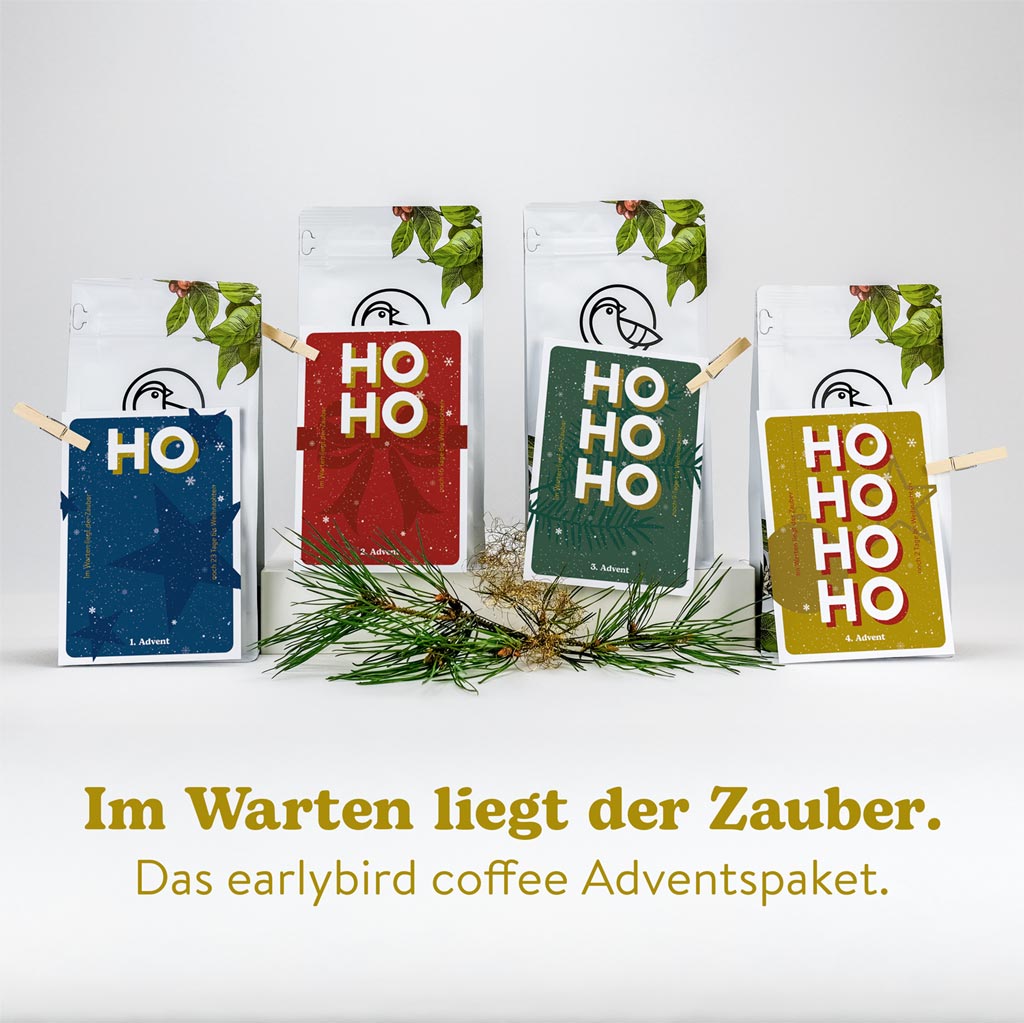 Mini Kaffee Adventskalender für Adventssonntage