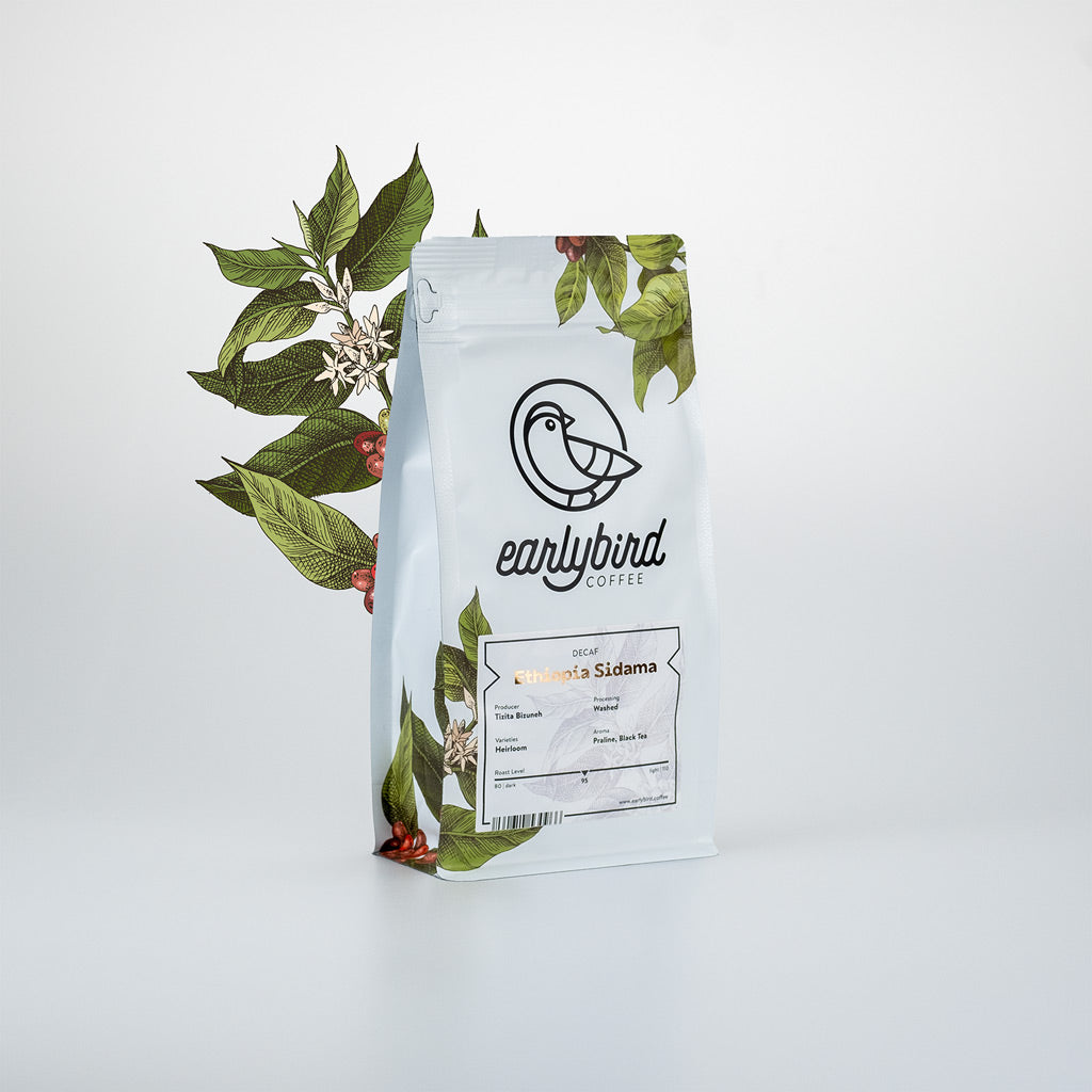 Verpackung Special Coffee von earlybird coffee: Decaf Ethiopia Sidama