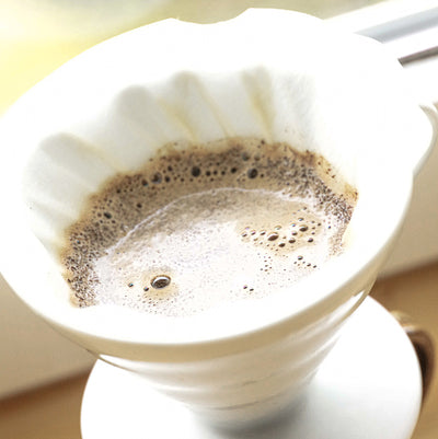 Filterkaffee mit dem Handfilter zubereitet