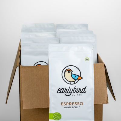 Bio Espresso 5kg Vorteilspack von earlybird coffee